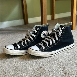 Converse Black and White High-Tops